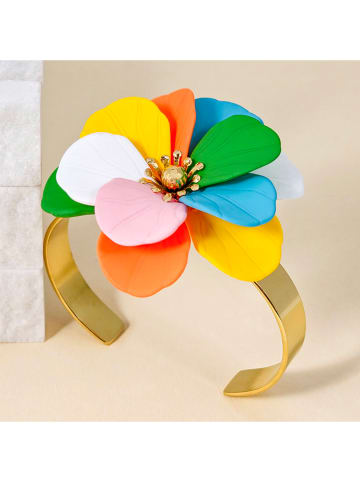 LA CHIQUITA Vergulde armband met hartenbladeren