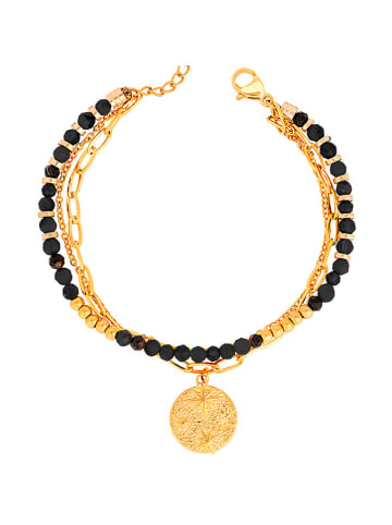 LA CHIQUITA Vergulde armband met kristallen