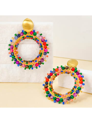 LA CHIQUITA Vergold. Ohrstecker "Stones River Valley"