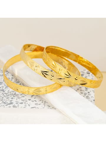 LA CHIQUITA 3er-Set vergold. Armreifen "Sohadi"