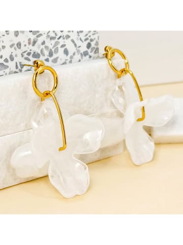 LA CHIQUITA Vergulde oorstekers "Petals of Love"