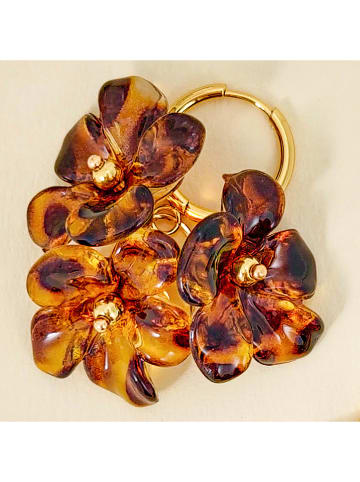 LA CHIQUITA Vergold. Creolen "Blossom Buquet"