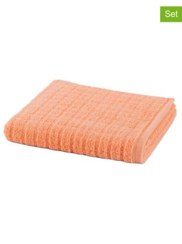 Möve for Frottana 3-delige set: handdoeken "Möve for frottana" abrikooskleurig