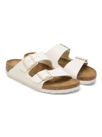 Birkenstock Pantoletten "Arizona BF" in Creme - Weite S