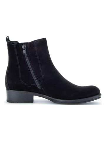 Gabor Leder-Boots in Schwarz