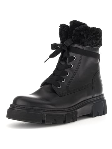 Gabor Leren boots zwart