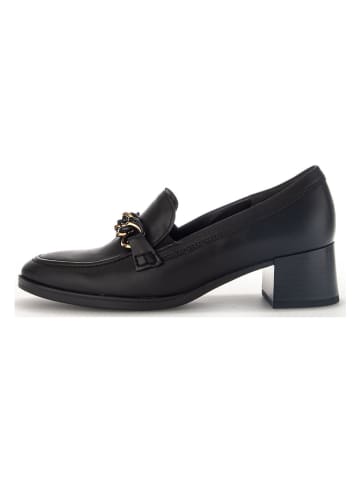Gabor Leren pumps zwart