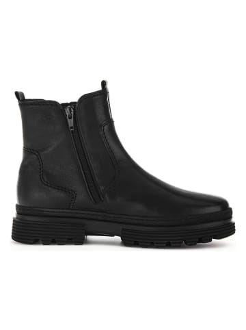 Gabor Leder-Boots in Schwarz