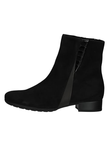 Gabor Leder-Boots in Schwarz