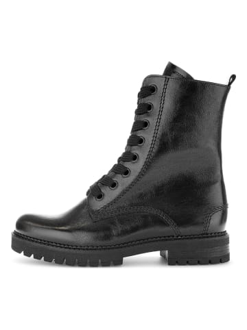 Gabor Leder-Boots in Schwarz