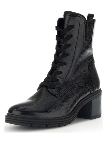 Gabor Leder-Stiefeletten in Schwarz