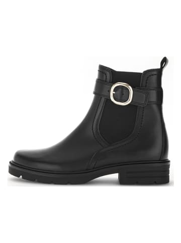 Gabor Leder-Boots in Schwarz