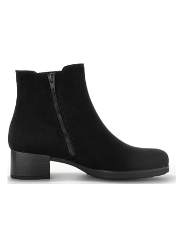Gabor Leder-Stiefeletten in Schwarz