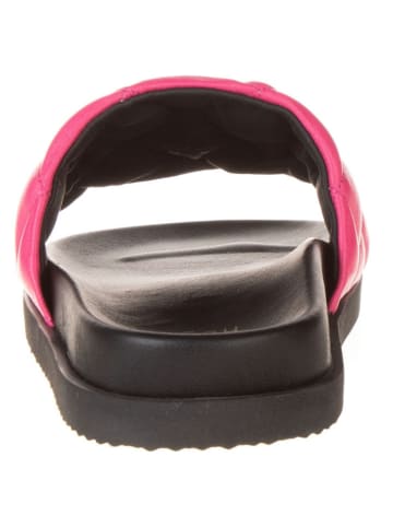 Högl Skórzane klapki w kolorze czarnym