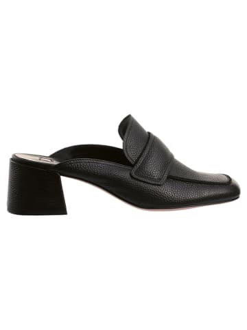 Högl Leder-Clogs in Schwarz