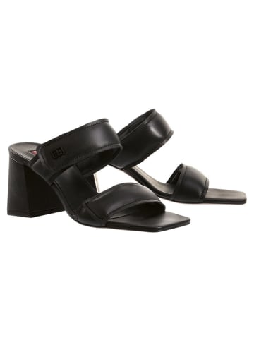 Högl Leder-Pantoletten in Schwarz