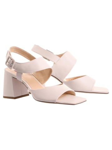 Högl Leder-Sandaletten in Creme