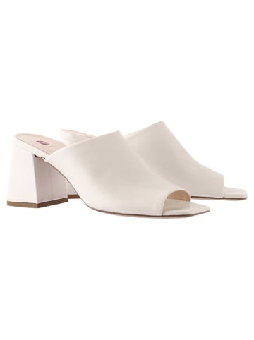 Högl Leder-Pantoletten in Creme