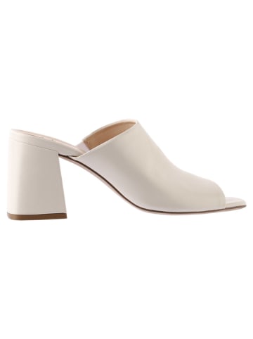 Högl Leder-Pantoletten in Creme