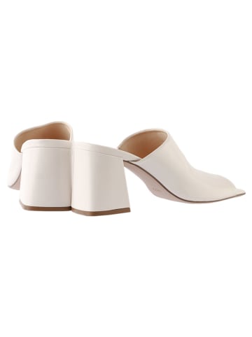 Högl Leder-Pantoletten in Creme