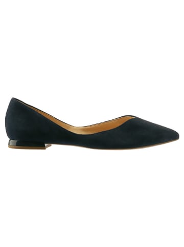 Högl Leren ballerina's donkerblauw