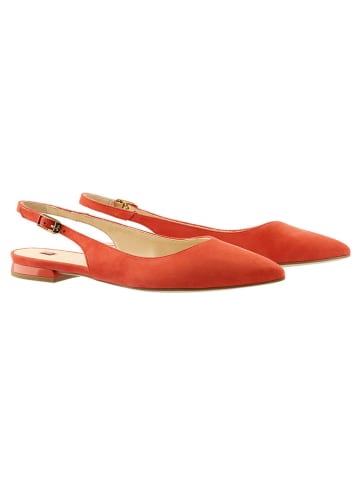 Högl Leder-Slingballerinas in Rot