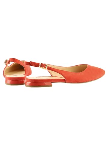 Högl Leder-Slingballerinas in Rot