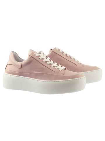 Högl Skórzane sneakersy w kolorze jasnoróżowym