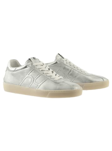 Högl Skórzane sneakersy w kolorze srebrnym