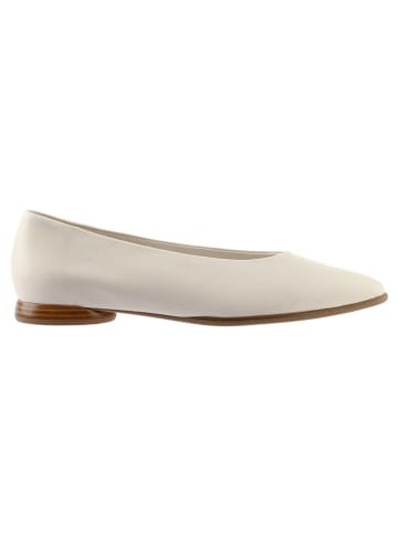 Högl Leder-Ballerinas in Creme