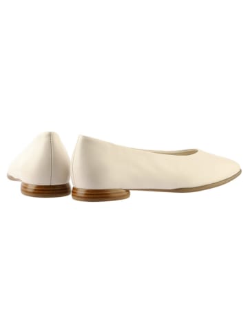 Högl Leder-Ballerinas in Creme