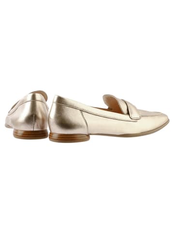 Högl Leder-Mokassins in Gold