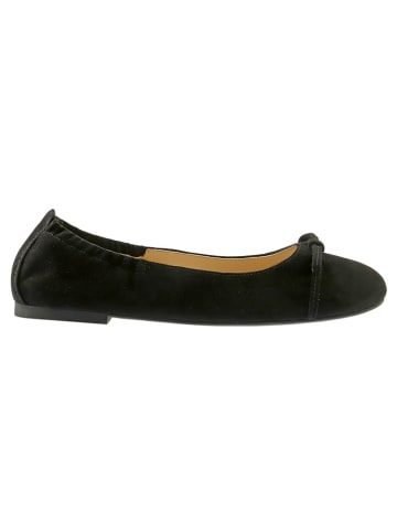 Högl Leder-Ballerinas in Schwarz