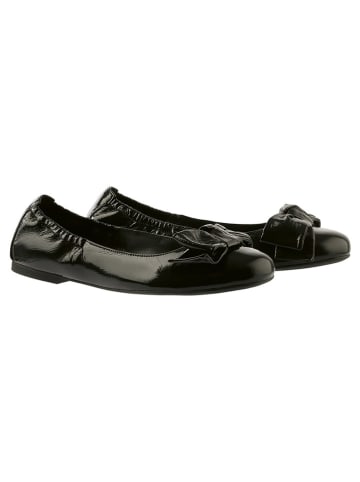 Högl Leder-Ballerinas in Schwarz