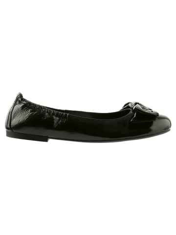 Högl Leder-Ballerinas in Schwarz