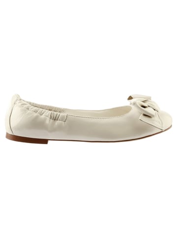 Högl Leren ballerina's crème