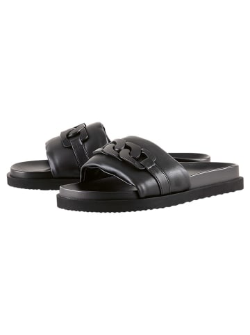 Högl Leren slippers zwart