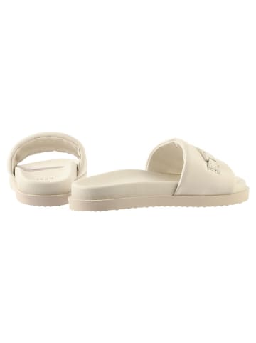 Högl Leder-Pantoletten in Creme