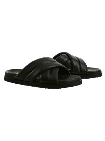 Högl Leren slippers zwart