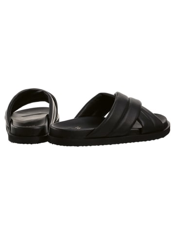 Högl Leren slippers zwart