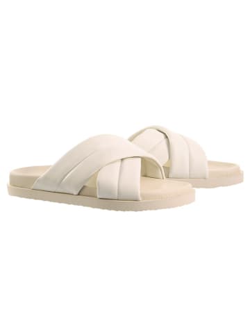 Högl Leder-Pantoletten in Creme