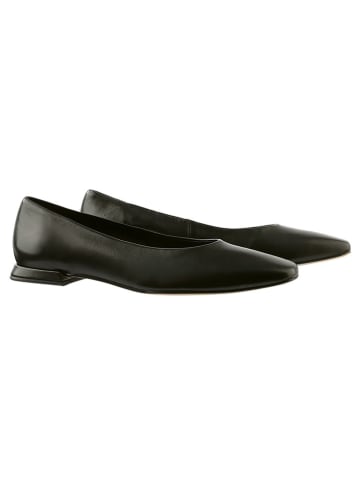 Högl Leder-Ballerinas in Schwarz