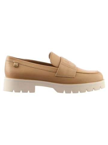 Högl Leder-Mokassins in Beige