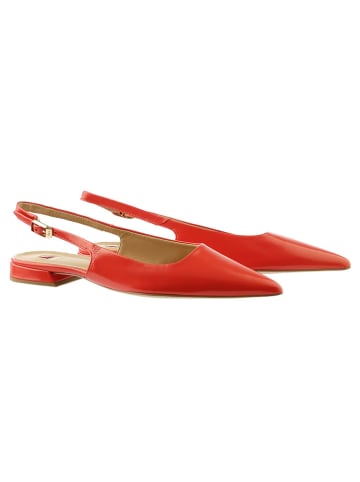 Högl Leder-Slingballerinas in Rot