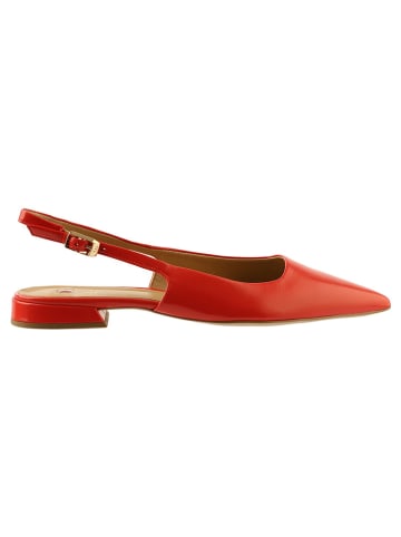 Högl Leder-Slingballerinas in Rot