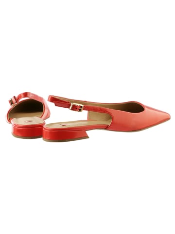 Högl Leder-Slingballerinas in Rot