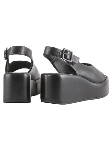 Högl Leder-Keilsandaletten in Schwarz