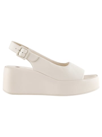 Högl Leder-Keilsandaletten in Creme
