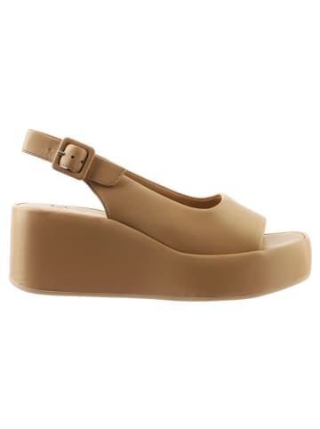 Högl Leder-Keilsandaletten in Beige