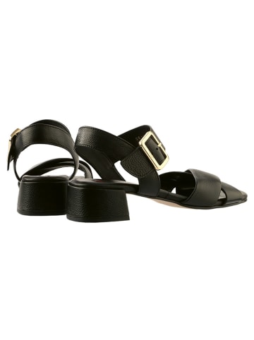 Högl Leren haksandalen zwart